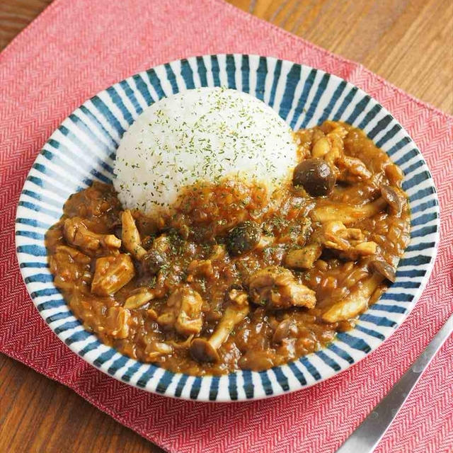 フーディストノート連載、「たっぷりチキンのスパイシーカレー」＆バイク日記小石原川交通公園、8の字走行練習、2回目と3回目