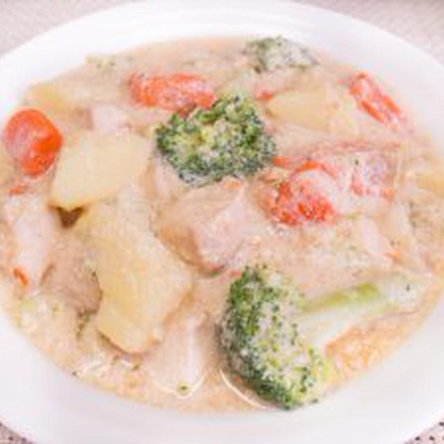 豆乳と味噌のクリームシチュー