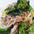 お昼にいかが？『菜の花と舞茸とツナのバター醤油パスタ』