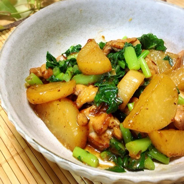 大根と鶏肉の照り煮