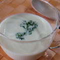 365日汁物レシピNo.150「じゃがいもの冷たい豆乳スープ」