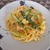 223.アスパラとじゃこの梅風味パスタ
