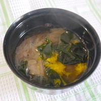 まぐろ花削りをたっぷり使った、即席お吸い物