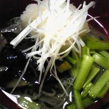 第３食堂ﾄﾘﾋﾞｭｰﾄ☆茄子おろしソバ・うどん♪