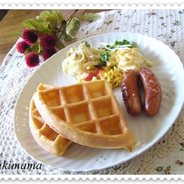 ワッフル　ｄｅ　ランチ♪