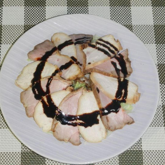 鶏ロースとローストポーク
