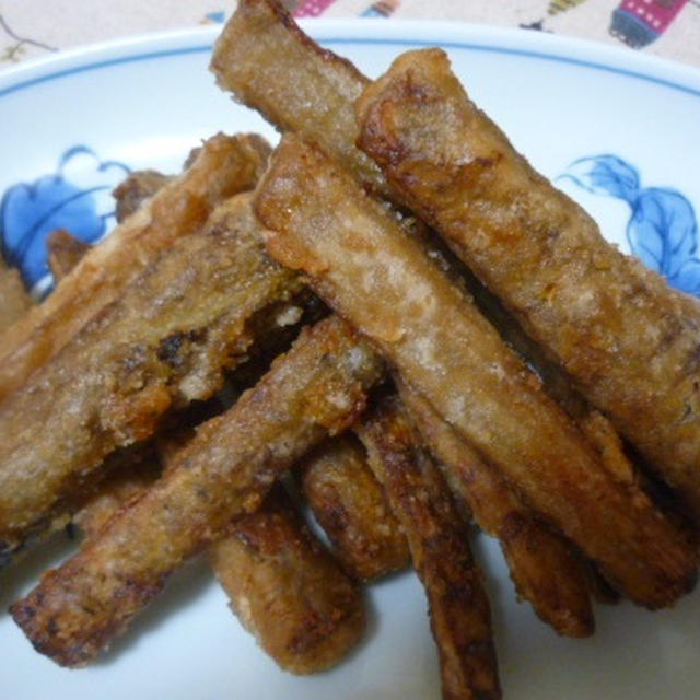 ﾌﾂｰの料理ﾚｼﾋﾟ  おつまみにもおやつにも♪　ごぼうぼう