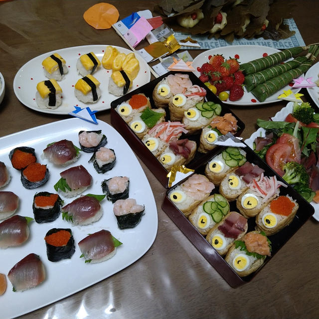 【端午の節句】鯉のぼりいなり寿司☆節句パーティ