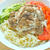 ふたつのスパイスで旨くて辛いっ！！！棒棒鶏サラダうどん。