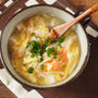 エノキと豆腐のたまご餡掛けスープ