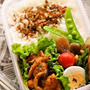 男子中学生弁当と私のお弁当