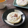 簡単和菓子★白玉粉と豆腐で作る、桜の焼き餅