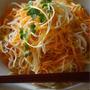 にんじんと切り干しの酒塩そうめんチャンプルー