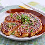 そうめんリメイクふわふわパリパリお好み焼き