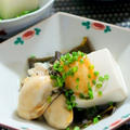 牡蠣とお豆腐の酒蒸し