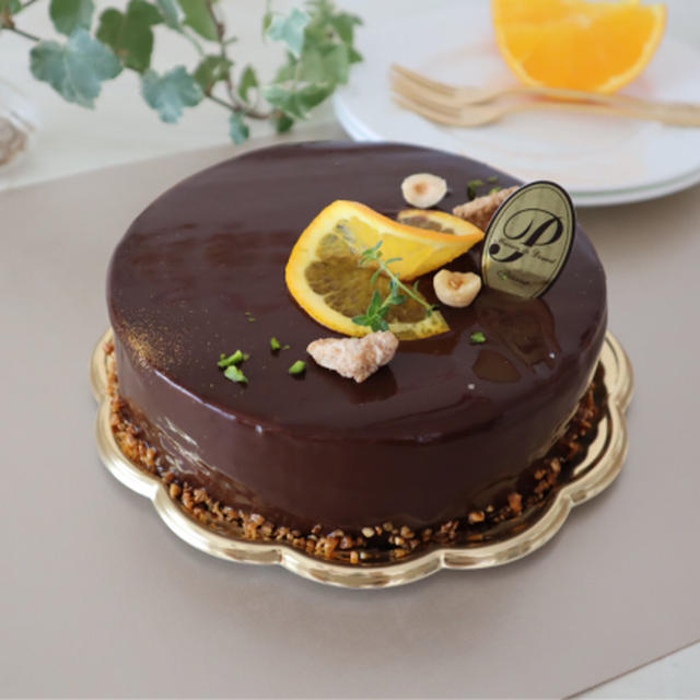 プラリネとオレンジのババロアケーキ By Hoppeさん レシピブログ 料理ブログのレシピ満載