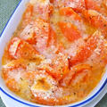 オーブントースターで簡単イタリアン〜！トマトのハーブパン粉焼き。