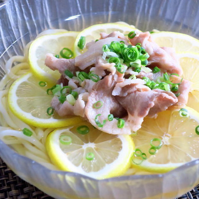 レモン冷やかけうどん