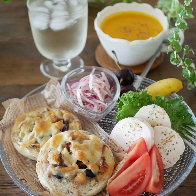 鶏ハムのワンプレート