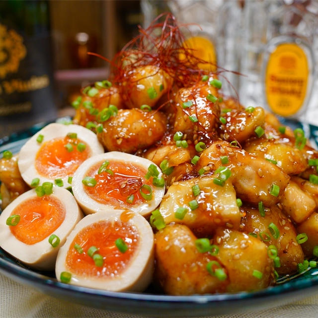 【レシピ】鶏ささみと里芋の甘酢炒め
