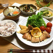 【レシピ】生姜レモンのポークソテー✳︎ご飯のおかず…練習後は分食です。