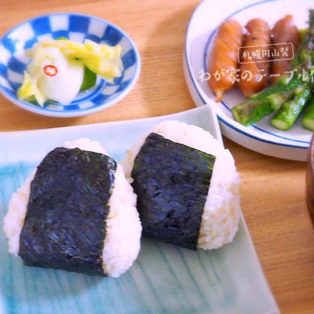 レンチン20秒で最高のおにぎり