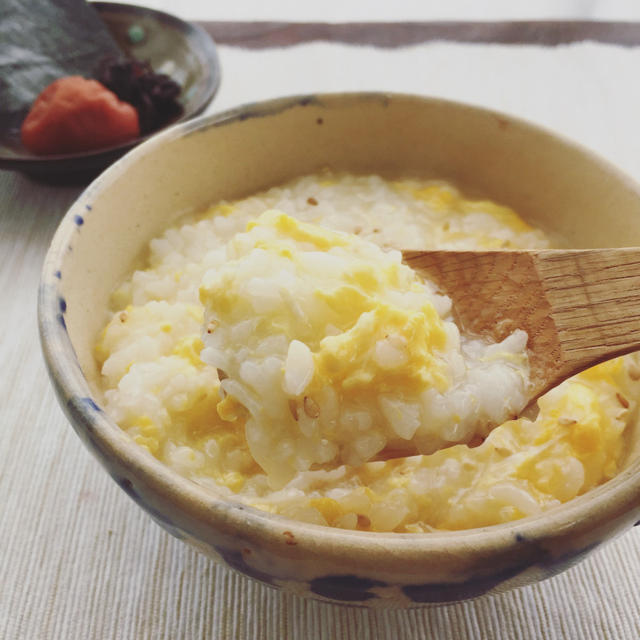 ★朝時間連載更新★あの食品を使えば10分で完成！簡単ふんわり「卵がゆ」