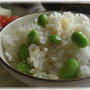 枝豆生姜ごはん。