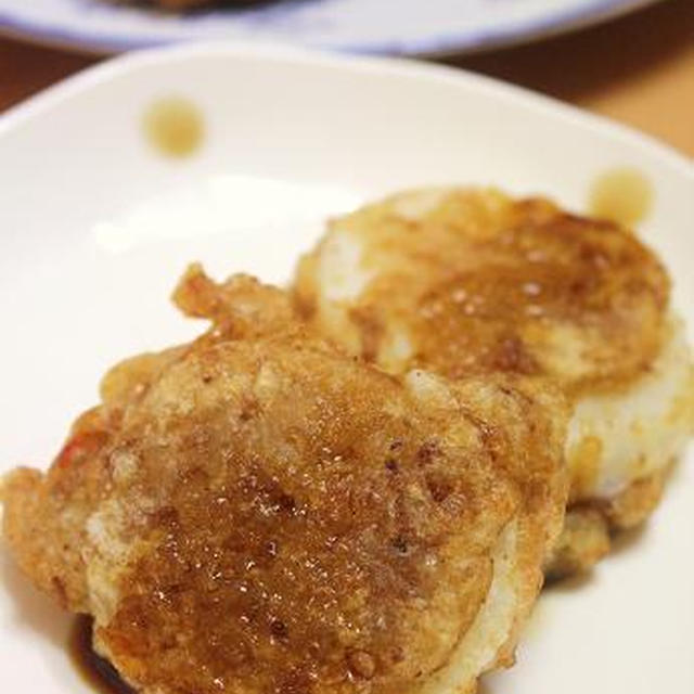 かつお衣の長芋天ぷら　＆　レンジで絶品！自家製めんつゆ