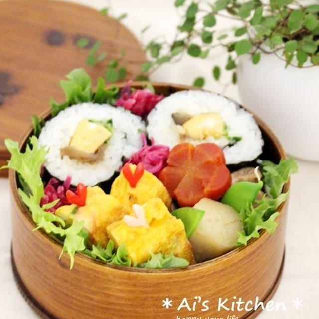 今年の目標＊年明け最初のお弁当は4つだけで楽ちんわっぱ弁当＊