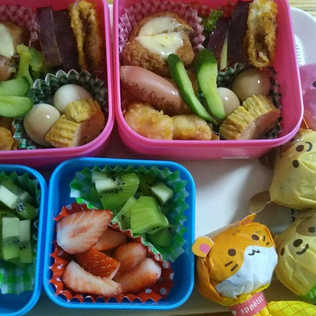 ちびちびおひさま組3月のまん丸弁当