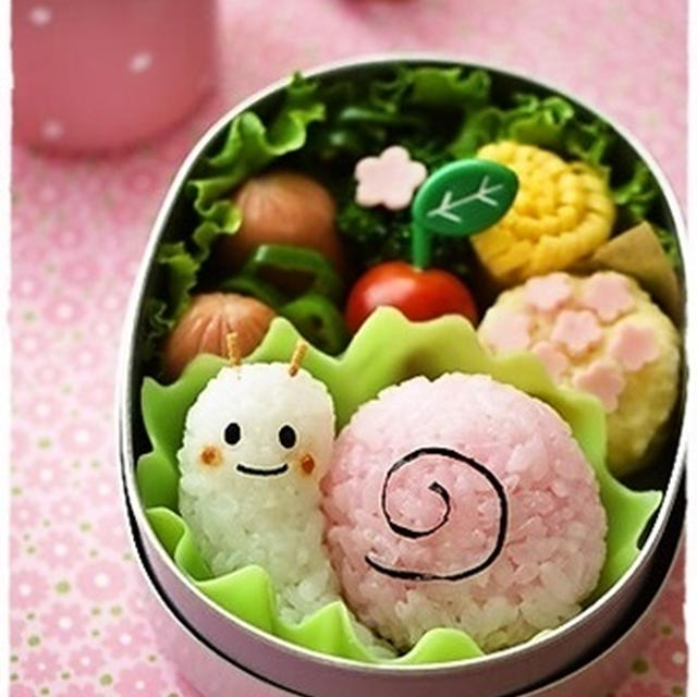 レシピブログ連載【カタツムリおにぎり】