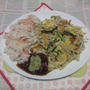蟹のほぐし身＋野菜MIX玉子焼きの大盛りタパス
