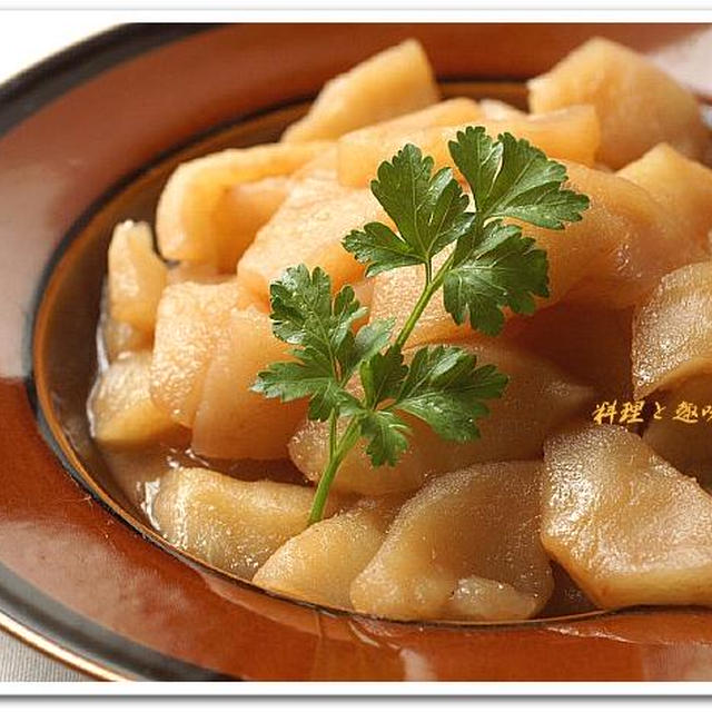 《林檎の甘煮》レンジでチン！！１５分で出来ちゃいます＾＾