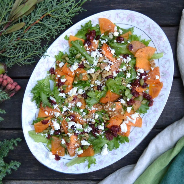 Persimmon Salad 柿のサラダ