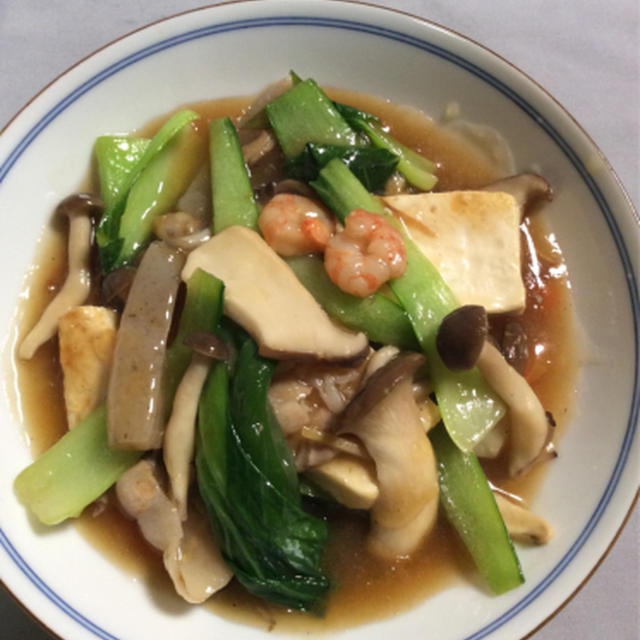 来週は八宝菜より普段使いの中華五目豆腐