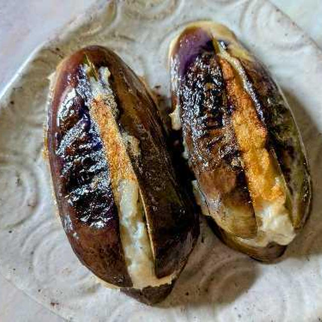 茄子のはさみ焼き