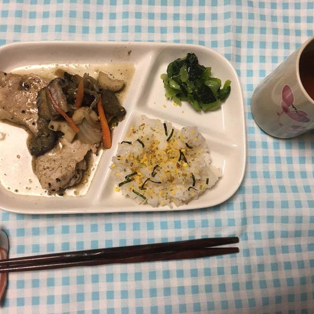 手作り冷凍生姜焼き&野菜重ね煮⭐︎