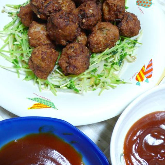 ちょっぴりピリ辛☆甘酢肉団子