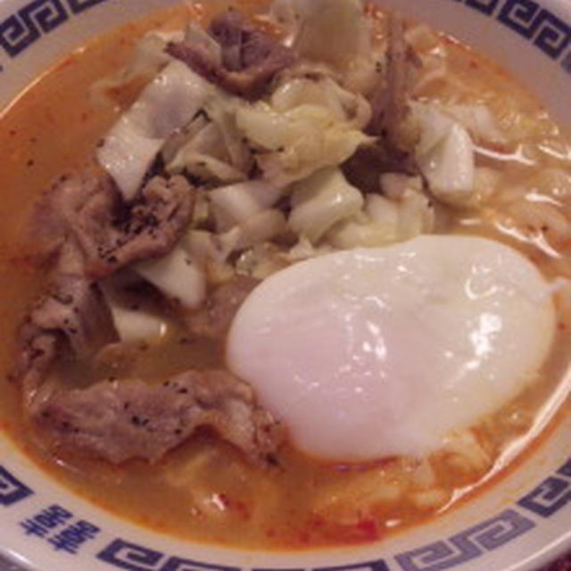 ジャンキーな夕食f^_^; 坦々麺所望の旦那様