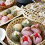 春の和菓子作り