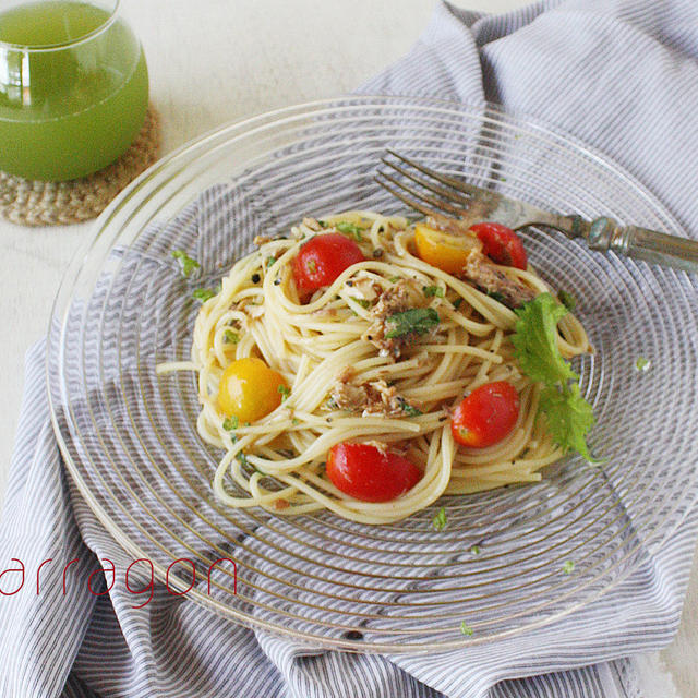 暑い日は混ぜるだけでさっぱり簡単、さば味噌缶とトマトの冷製パスタ♪と我が家の彦星さんw