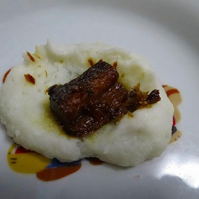 さんまあられのフワ座布団焼き