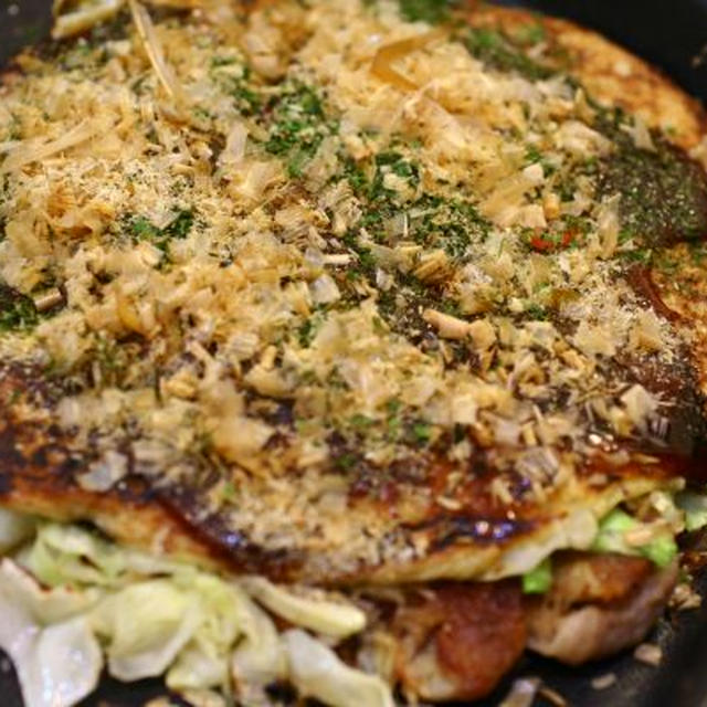 お好み焼きですが。