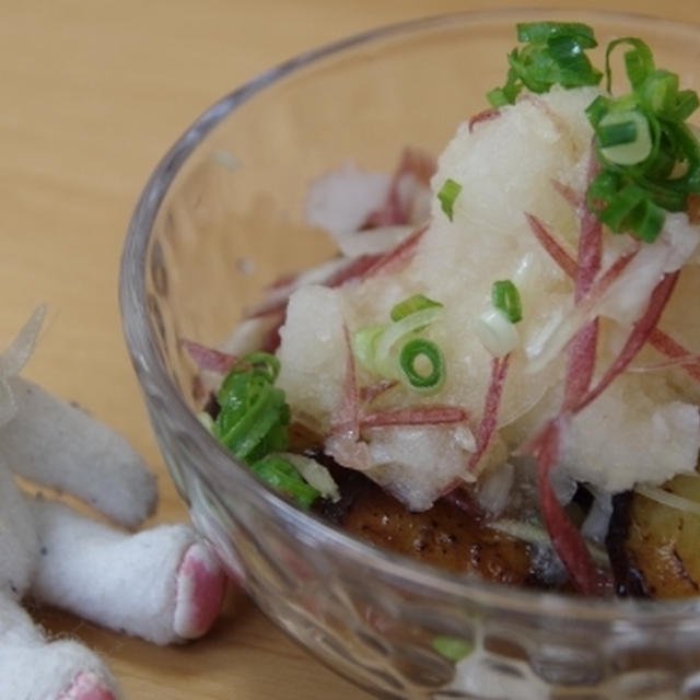 おすすめ　茄子と大根おろしの和え物☆