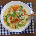 【時短おかずスープレシピ】フライパンで簡単！鶏肉とトマトのニラ卵とじとろみスープ by KOICHIさん