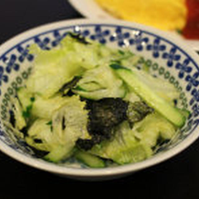 海苔とレタスの韓国風サラダ～簡単レシピあり