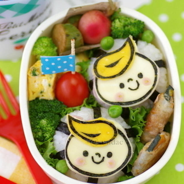 双子の男の子のお弁当