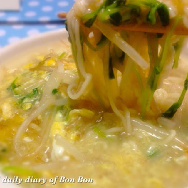 もやしあんかけラーメンと血糖コントロール