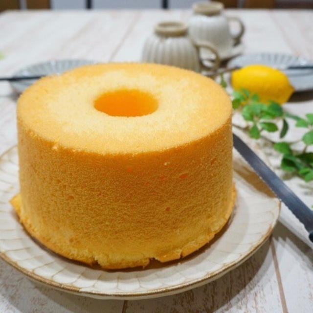 レモンシフォンケーキ。